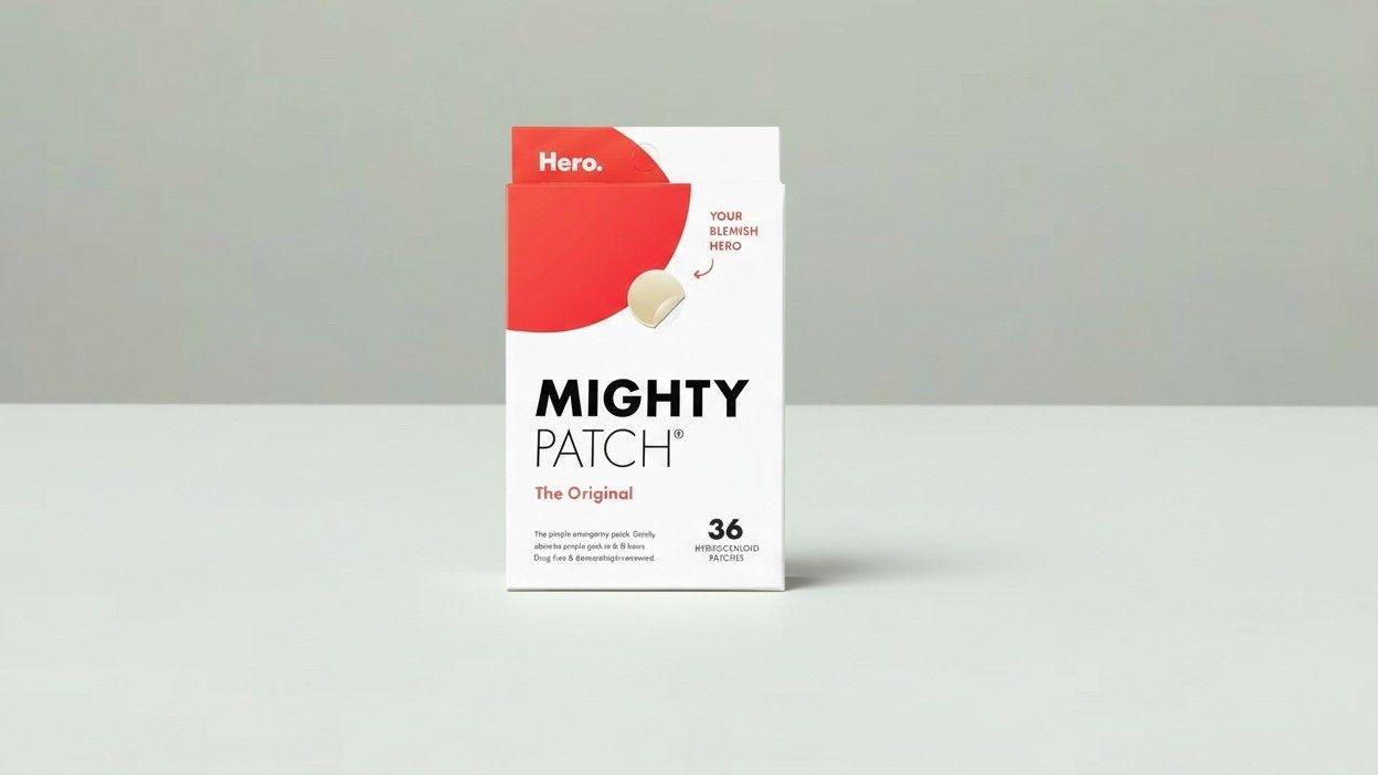 Mighty Patch Original hydrocolloid pimple patches for overnight acne treatment