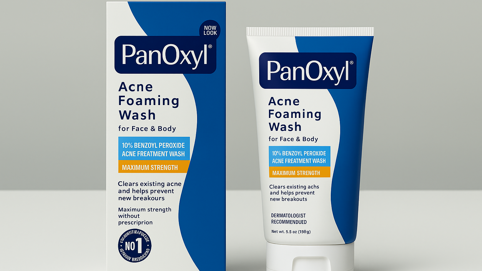 PanOxyl Acne Foaming Wash with benzoyl peroxide